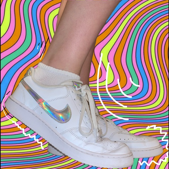 nike shoes holographic